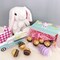 Wrapables Easter Gift Baskets with Handle, Treat Boxes for Eggs, Cookies and Candy, Set of 6, Bunny & Easter Eggs